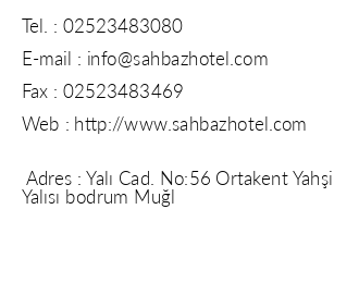 ahbaz Hotel iletiim bilgileri